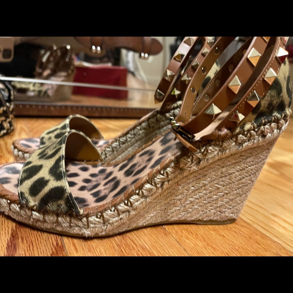 Valentino Espadrille Wedges 39 Worn Twice - Picture 7 of 9